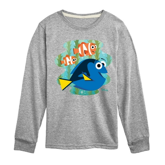 Disney Finding Dory - Dory, Nemo, & Marlin - Toddler & Youth Long Sleeve Graphic T-Shirt