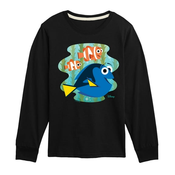 Disney Finding Dory - Dory, Nemo, & Marlin - Toddler & Youth Long Sleeve Graphic T-Shirt