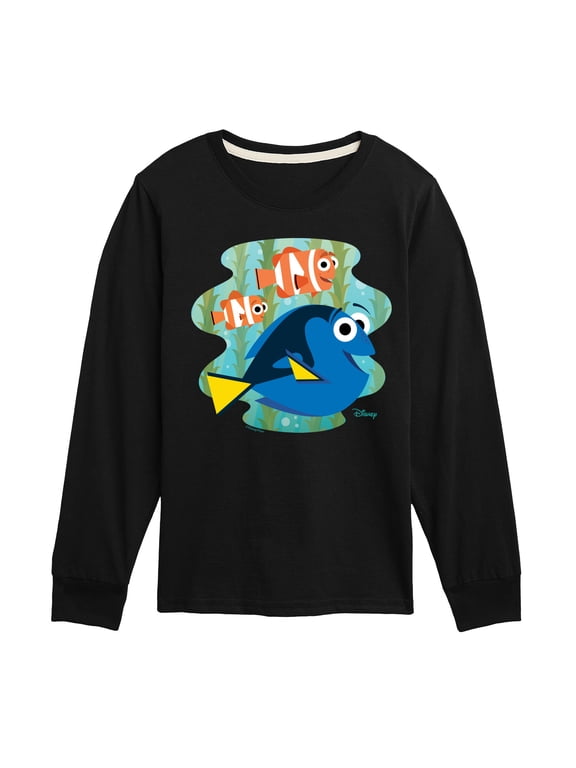 - Dory, Nemo, & Marlin Boys' Long Sleeve Graphic T-Shirt