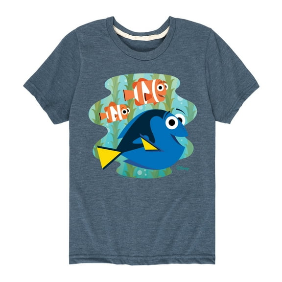 Disney Finding Dory - Dory, Nemo, & Marlin - Toddler & Youth Short Sleeve Graphic T-Shirt