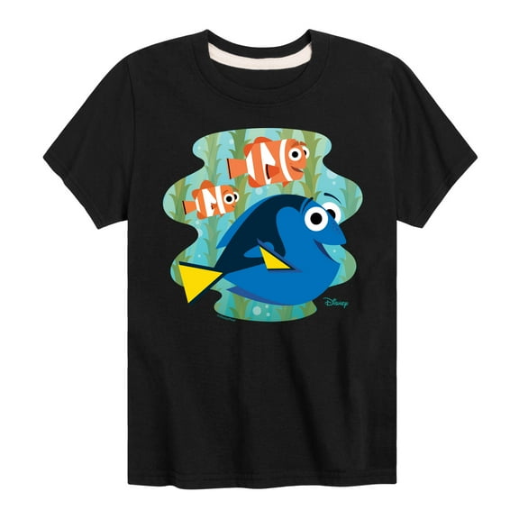Disney Finding Dory - Dory, Nemo, & Marlin - Toddler & Youth Short Sleeve Graphic T-Shirt