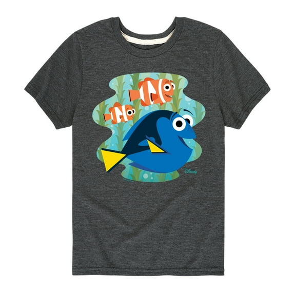 Disney Finding Dory - Dory, Nemo, & Marlin - Toddler & Youth Short Sleeve Graphic T-Shirt