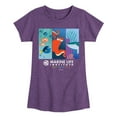 thumbnail image 1 of Disney Finding Dory - Marine Life Institute - Toddler & Youth Girls Short Sleeve Graphic T-Shirt, 1 of 5