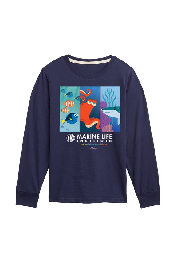 Finding Dory - Marine Life Institute - Toddler & Youth Long Sleeve Graphic T-Shirt