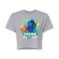 thumbnail image 1 of Disney Finding Dory - Ocean Here We Come - Juniors Cropped Cotton Blend T-Shirt, 1 of 5