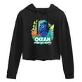 thumbnail image 1 of Disney Finding Dory - Ocean Here We Come - Juniors Cropped Pullover Hoodie, 1 of 5