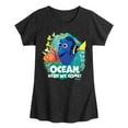 thumbnail image 1 of Disney Finding Dory - Ocean Here We Come - Toddler & Youth Girls Short Sleeve Graphic T-Shirt, 1 of 5