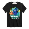 thumbnail image 1 of Disney Finding Dory - Ocean Here We Come - Toddler & Youth Short Sleeve Graphic T-Shirt, 1 of 5