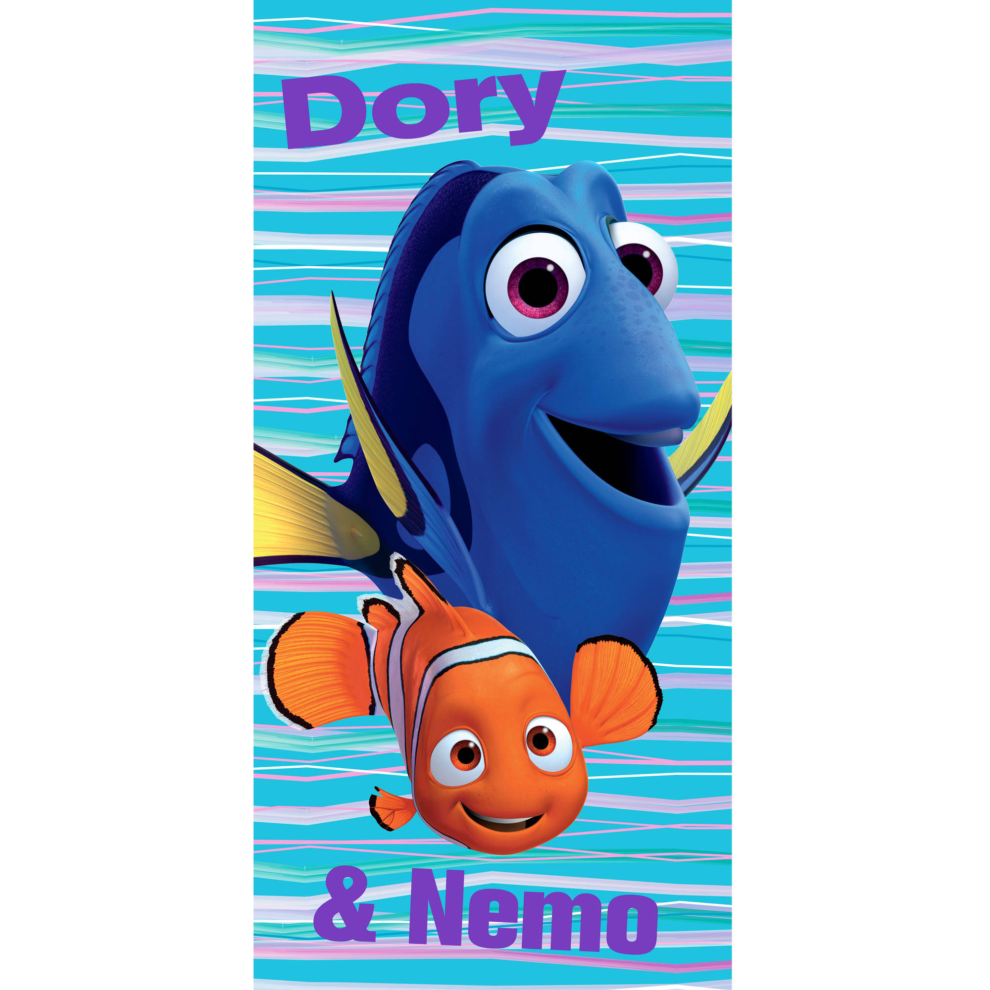 Disney Finding Dory Swim Fins Beach Towel, 1 Each - image 1 of 1