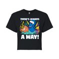 thumbnail image 1 of Disney Finding Dory - There's Always A Way - Juniors Cropped Cotton Blend T-Shirt, 1 of 5