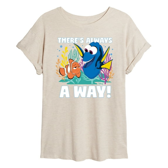 Disney Finding Dory - There's Always A Way - Women's Oversized T-Shirt