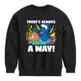 thumbnail image 1 of Disney Finding Dory - There's Always A Way - Toddler & Youth Crewneck Fleece Sweatshirt, 1 of 5