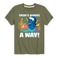 thumbnail image 1 of Disney Finding Dory - There's Always A Way - Toddler & Youth Short Sleeve Graphic T-Shirt, 1 of 5