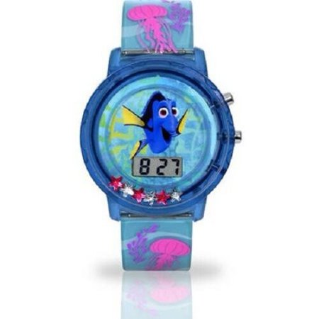 Disney Finding Dory Unisex Child LCD Watch in Blue (FDO3000WM)