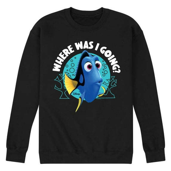 Disney Finding Dory - Where Was I Going - Men's Crew Neck Fleece Pullover