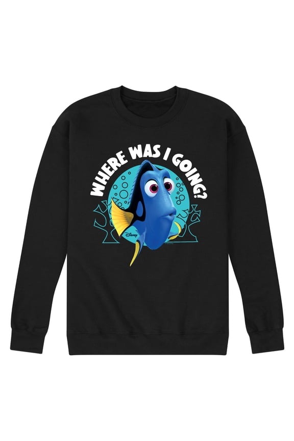 Finding Dory - Where Was I Going - Men's Crew Neck Fleece Pullover