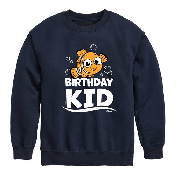 Disney Finding Nemo - Birthday Kid - Toddler & Youth Crewneck Fleece Sweatshirt