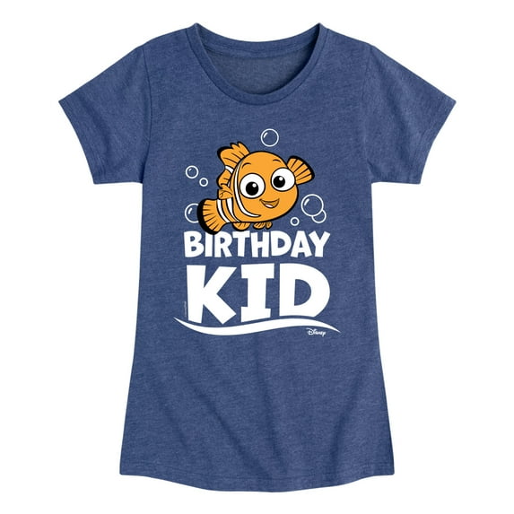 Disney Finding Nemo - Birthday Kid - Toddler & Youth Girls Short Sleeve Graphic T-Shirt
