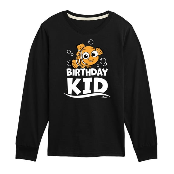 Disney Finding Nemo - Birthday Kid - Toddler & Youth Long Sleeve Graphic T-Shirt