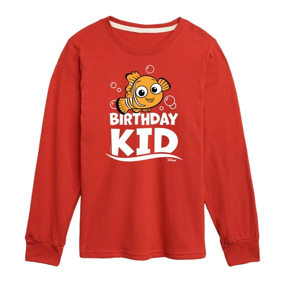 Disney Finding Nemo - Birthday Kid - Toddler & Youth Long Sleeve Graphic T-Shirt