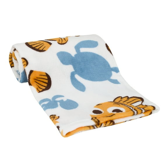 Disney Finding Nemo Crush and Squirt Super Soft Baby Blanket