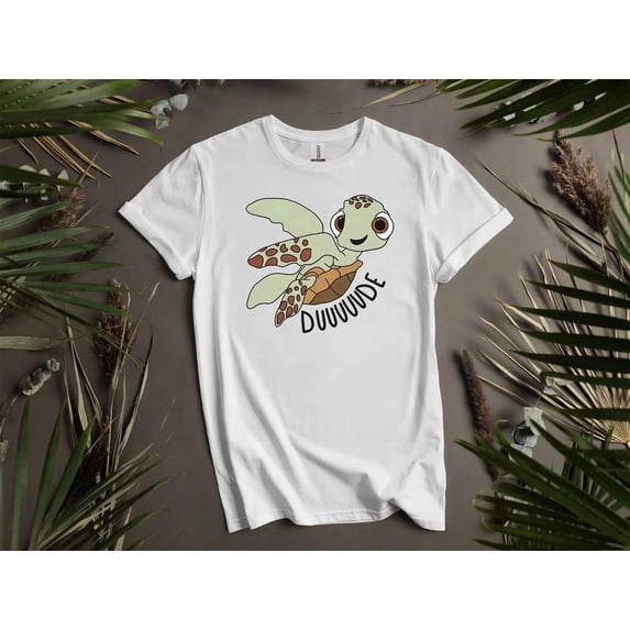 Disney Finding Nemo Squirt Lil Dude Sea Turtle Ocean Wave T-shirt ...