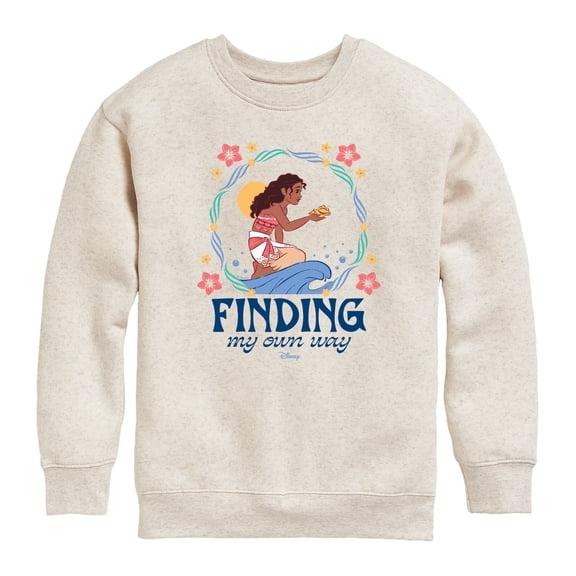 Disney - Finding Own Way - Youth Boys Crew Fleece Sweatshirt