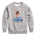 thumbnail image 1 of Disney - Finding Own Way - Youth Boys Crew Fleece Sweatshirt, 1 of 4