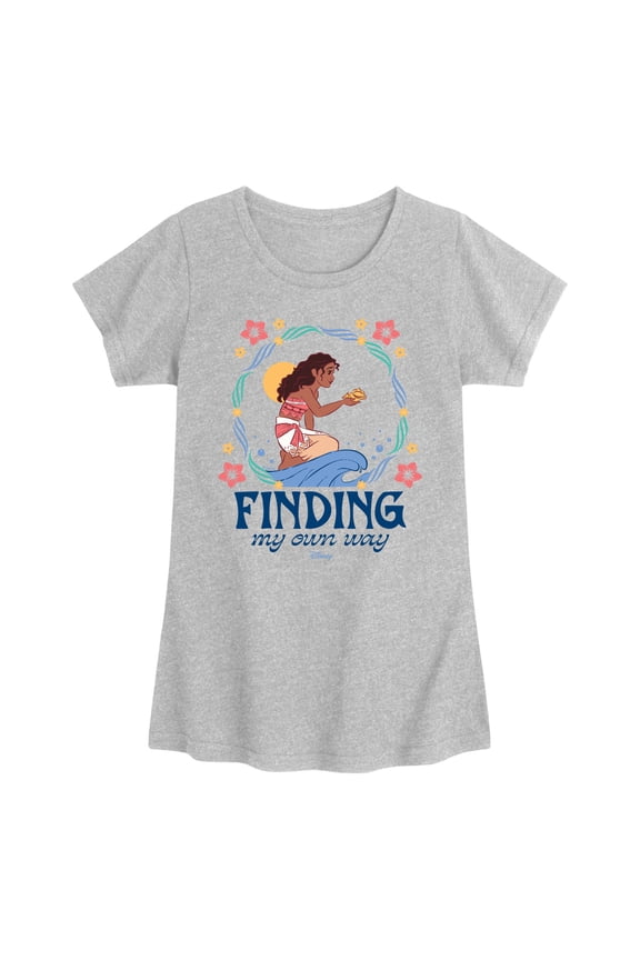 - Finding Own Way - Youth Girls Fitted Short Sleeve T-Shirt