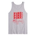 thumbnail image 1 of Disney - Firefighter Mickey - FIRE! Stacked - Men's Jersey Tank Top, 1 of 4