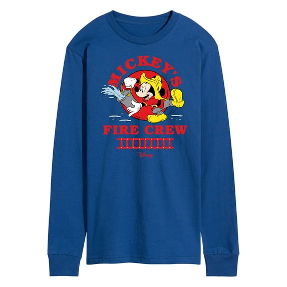 Disney - Firefighter Mickey - Fire Crew - Men's Long Sleeve T-Shirt