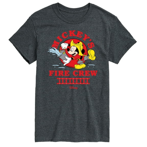 Disney - Firefighter Mickey - Fire Crew - Men's Short Sleeve Graphic T-Shirt