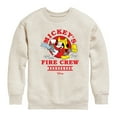 thumbnail image 1 of Disney - Firefighter Mickey - Fire Crew - Toddler & Youth Crewneck Fleece Sweatshirt, 1 of 5
