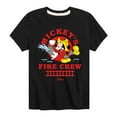 thumbnail image 1 of Disney - Firefighter Mickey - Fire Crew - Toddler & Youth Short Sleeve Graphic T-Shirt, 1 of 5