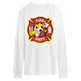 thumbnail image 1 of Disney - Firefighter Mickey - Fire Dept. Alarm - Men's Long Sleeve T-Shirt, 1 of 1