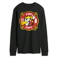 thumbnail image 1 of Disney - Firefighter Mickey - Fire Dept. Alarm - Men's Long Sleeve T-Shirt, 1 of 5