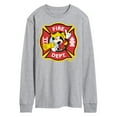 thumbnail image 1 of Disney - Firefighter Mickey - Fire Dept. Alarm - Men's Long Sleeve T-Shirt, 1 of 5