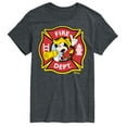 thumbnail image 1 of Disney - Firefighter Mickey - Fire Dept. Alarm - Men's Short Sleeve Graphic T-Shirt, 1 of 5