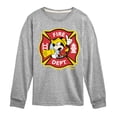 thumbnail image 1 of Disney - Firefighter Mickey - Fire Dept. Alarm - Toddler & Youth Long Sleeve Graphic T-Shirt, 1 of 5