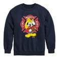 thumbnail image 1 of Disney - Firefighter Mickey - Fire Dept. At Your Service - Toddler & Youth Crewneck Fleece Sweatshirt, 1 of 5