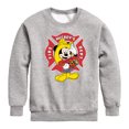thumbnail image 1 of Disney - Firefighter Mickey - Fire Dept. At Your Service - Toddler & Youth Crewneck Fleece Sweatshirt, 1 of 5