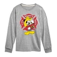 thumbnail image 1 of Disney - Firefighter Mickey - Fire Dept. At Your Service - Toddler & Youth Long Sleeve T-Shirt, 1 of 5