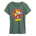 thumbnail image 1 of Disney - Firefighter Mickey - Fire Dept. At Your Service - Women's Short Sleeve Graphic T-Shirt, 1 of 5