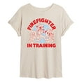 thumbnail image 1 of Disney - Firefighter Mickey & Friends - In Training - Women's Oversized T-Shirt, 1 of 5