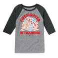 thumbnail image 1 of Disney - Firefighter Mickey & Friends - In Training - Toddler & Youth Raglan Graphic T-Shirt, 1 of 5