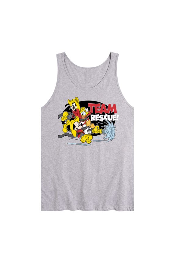 - Firefighter Mickey & Friends - Team Rescue - Men's Jersey Tank Top