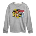 thumbnail image 1 of Disney - Firefighter Mickey & Friends - Team Rescue - Toddler & Youth Long Sleeve Graphic T-Shirt, 1 of 5