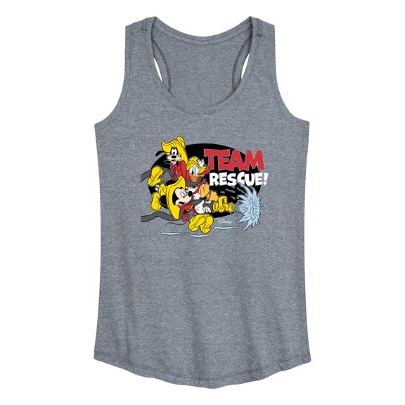Disney - Firefighter Mickey & Friends - Team Rescue - Women's Racerback Tank Top