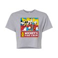 thumbnail image 1 of Disney - Firefighter Mickey & Friends - To The Rescue - Juniors Cropped Cotton Blend T-Shirt, 1 of 5