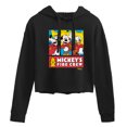 thumbnail image 1 of Disney - Firefighter Mickey & Friends - To The Rescue - Juniors Cropped Pullover Hoodie, 1 of 5